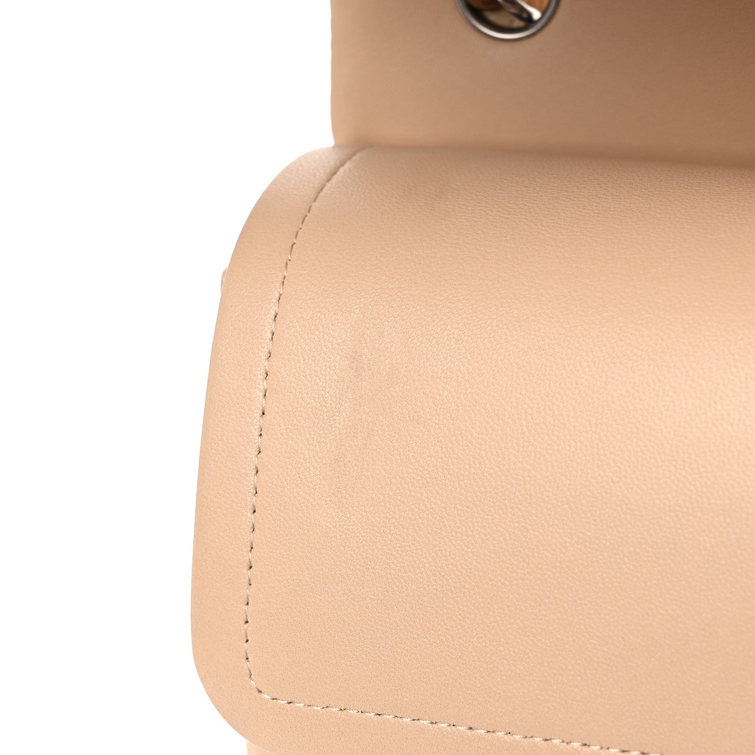 Chanel Lambskin Quilted Jumbo Double Flap Beige 13 of 21