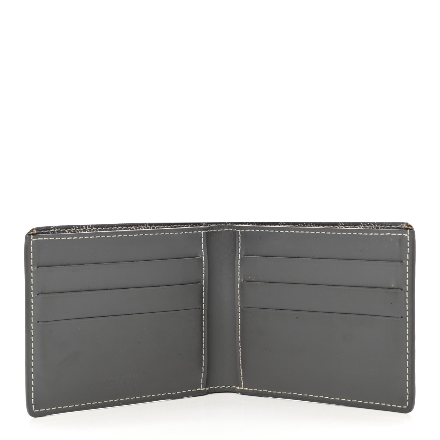 Goyardine Bi-Fold Victoire PM Wallet Grey