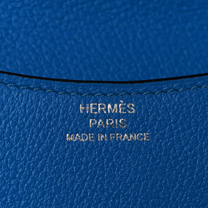 Hermes Evercolor Constance Slim Wallet Bleu Hydra 9 of 10