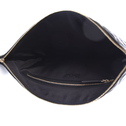 Chanel Caviar Quilted Large Cosmetic Case Black 5 of 10