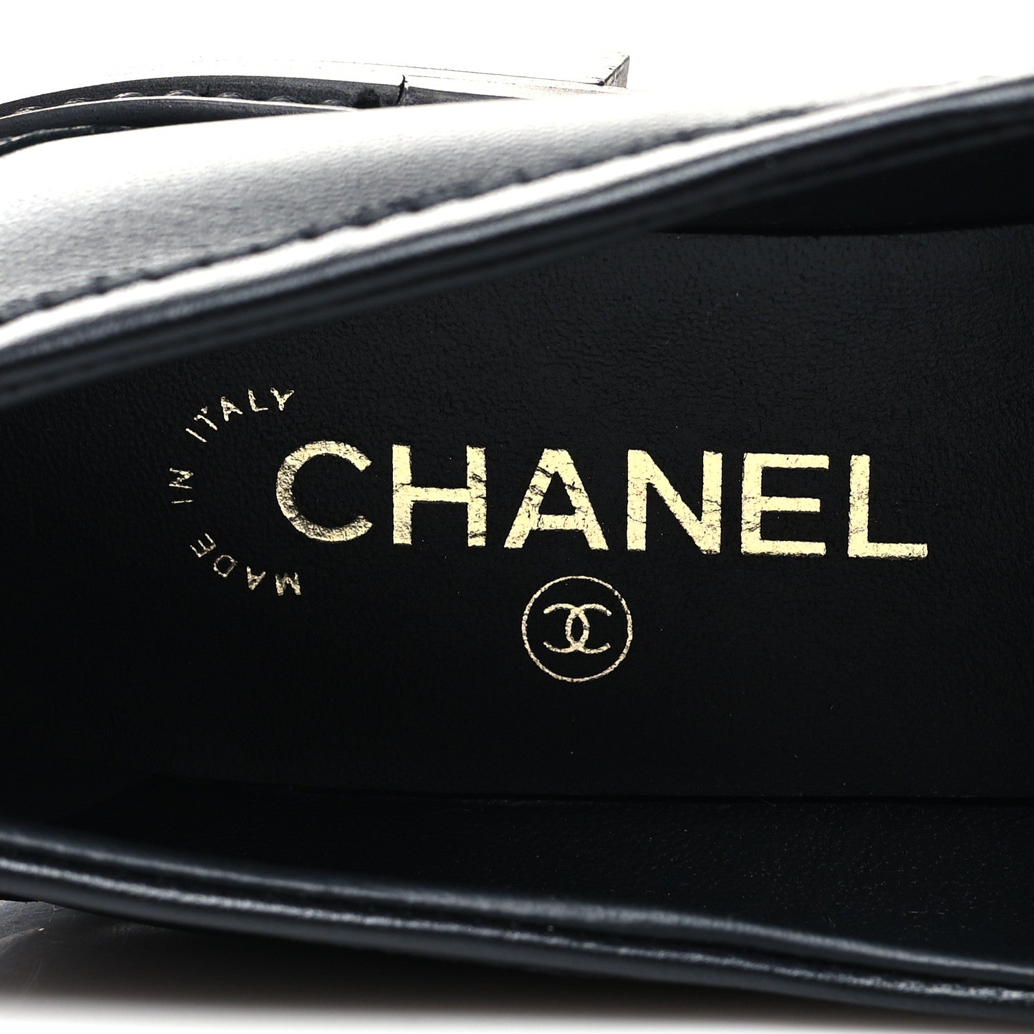 Chanel Lambskin Quilted CC Turnlock Loafers 40 Black 8 of 8