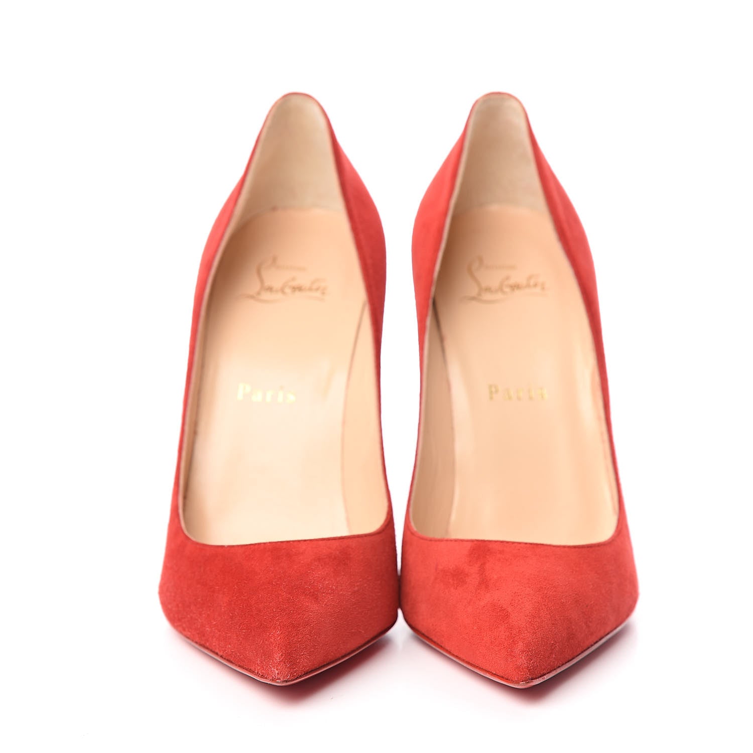 Christian Louboutin Veau Velours So Kate 120 Pumps 38.5 Loubi 2 of 8