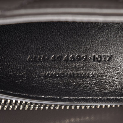Saint Laurent Calfskin Y Quilted Monogram Small Loulou Chain Satchel Earth 7 of 7