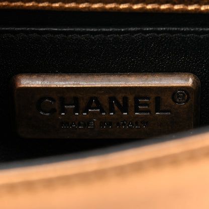Chanel Galuchat Stingray Mini Boy Flap Gold 11 of 19