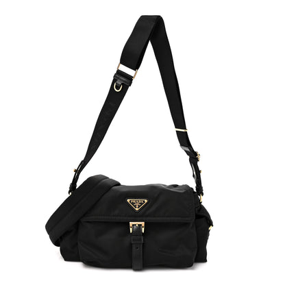 Prada Re-Nylon Medium Explore Shoulder Bag Black 1 of 8