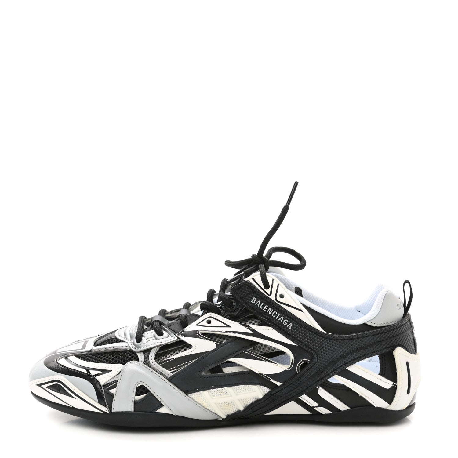 Balenciaga Mesh Rubber Womens Drive Sneakers 42 Light Grey Black 1 of 10