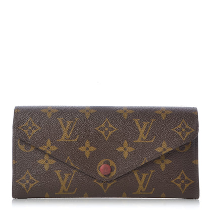 Louis Vuitton Monogram Josephine Wallet Red 1 of 11