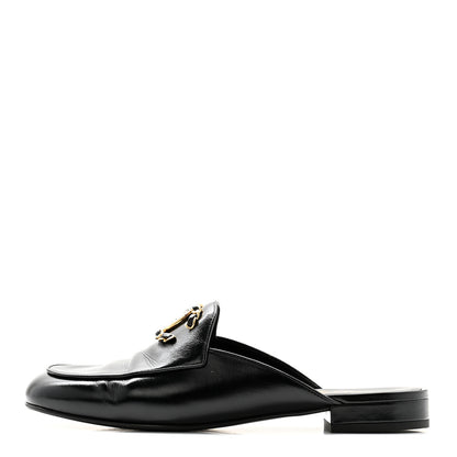 Chanel Shiny Calfskin Crystal CC Mules 40.5 Black 1 of 9