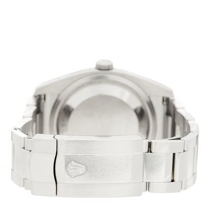 Rolex Stainless Steel 18K White Gold 36mm Oyster Perpetual Datejust Watch Pink Flowers 116234 3 of 4
