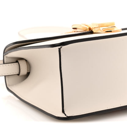 Gucci Calfskin Mini Sylvie Top Handle Bag White 9 of 10