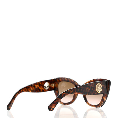 Fendi Acetate F is Fendi FF 51mm Cat Eye Sunglasses 0327/S Tortoise Camouflage 4 of 6