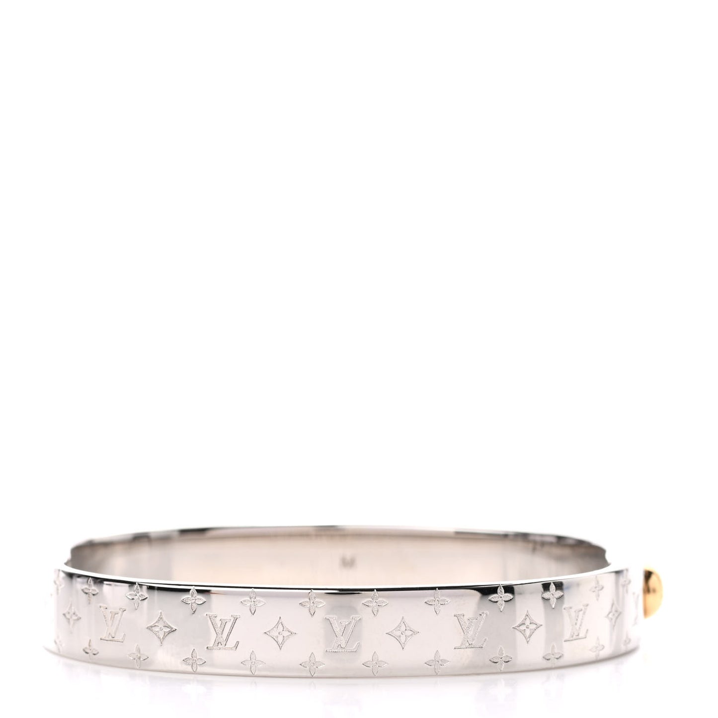 Palladium Monogram Nanogram Cuff M