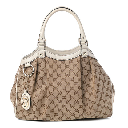 Gucci Monogram Medium Sukey Tote Off White 1 of 9