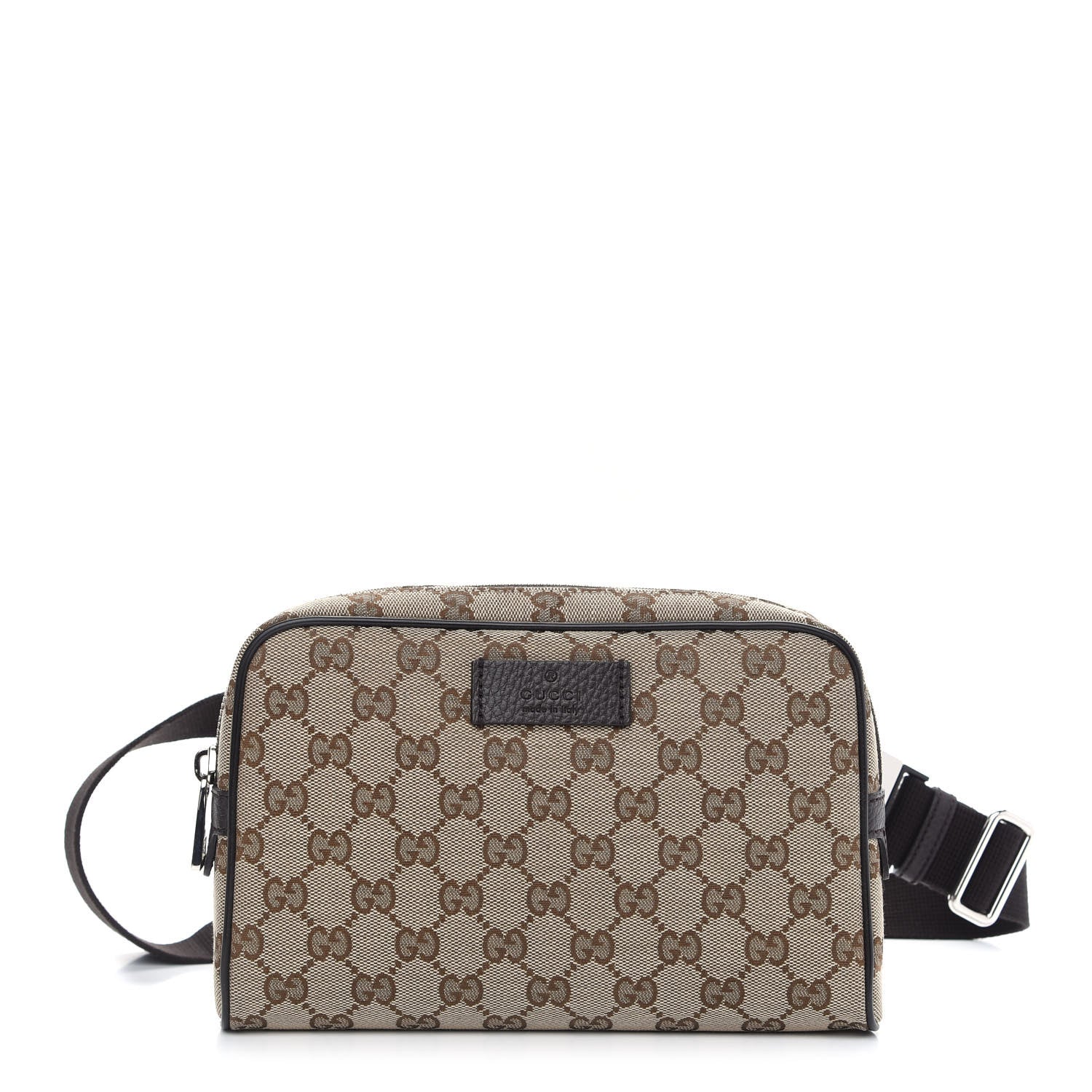 Gucci Monogram Belt Bag Dark Brown 1 of 9