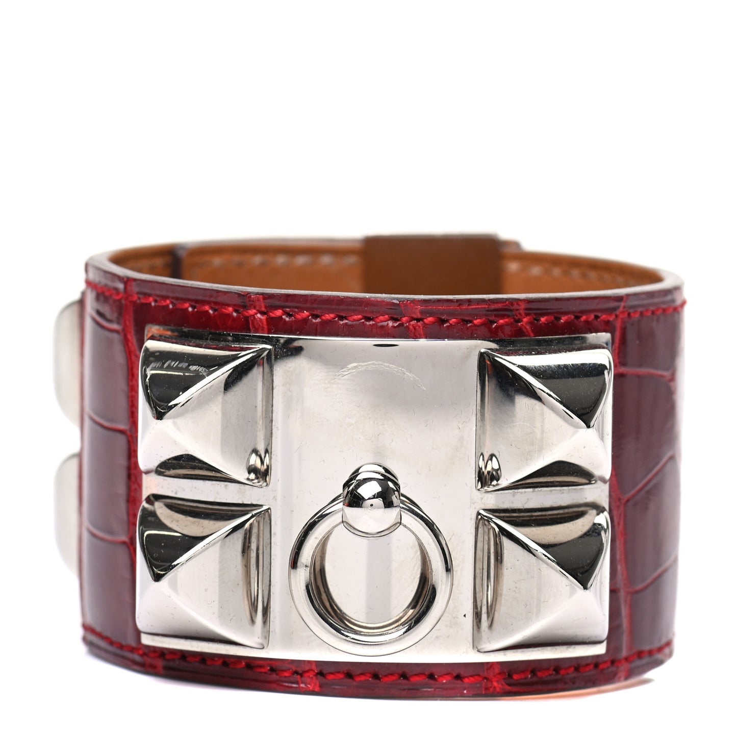Shiny Alligator Collier De Chien CDC Bracelet S Braise