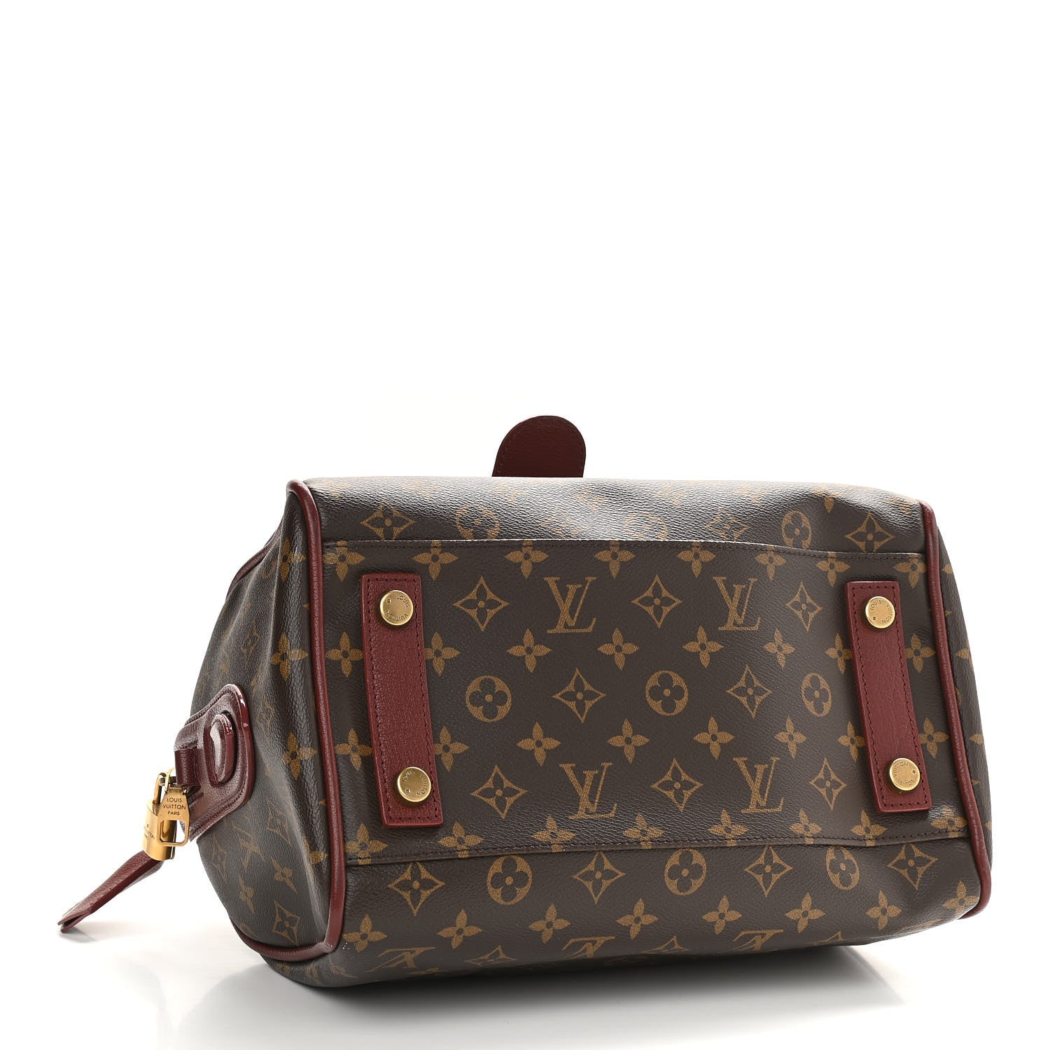 Louis Vuitton Monogram Golden Arrow Speedy Burgundy 5 of 12