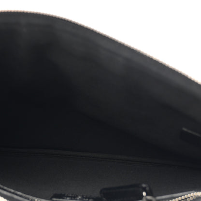 Chanel Patent Calfskin Quilted Medium Boy Cosmetic Case Black 5 of 7