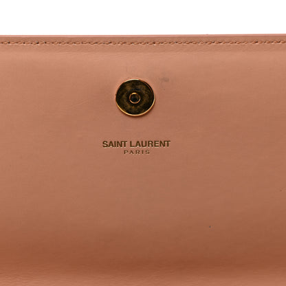 Saint Laurent Calfskin Classic Monogram Cassandre Clutch Blush 5 of 11