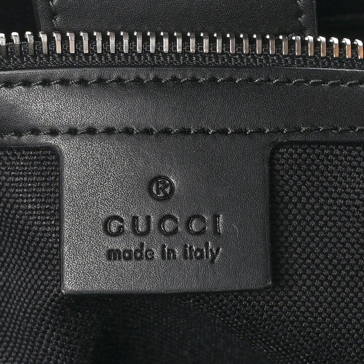 GG Supreme Monogram Web Tote Black Grey