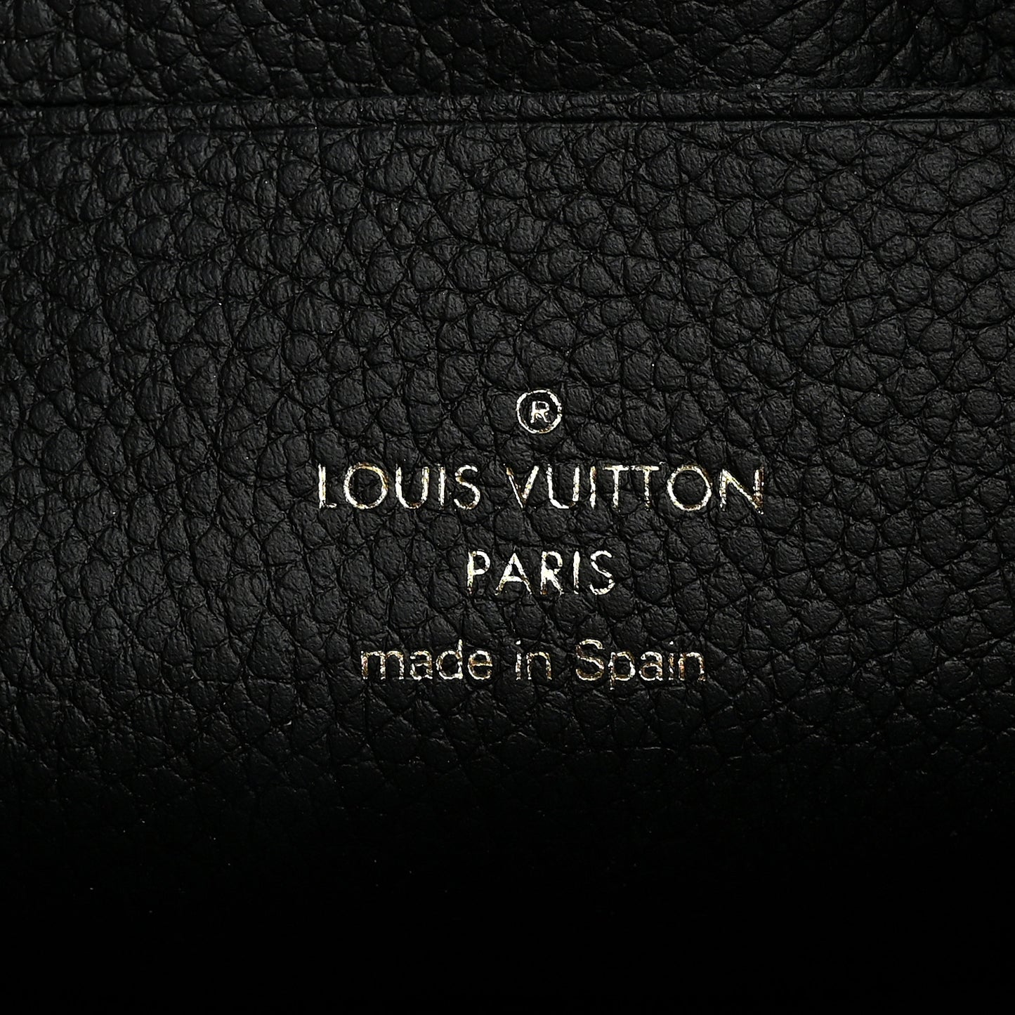 Empreinte Monogram Giant Double Zip Pochette Black Cream