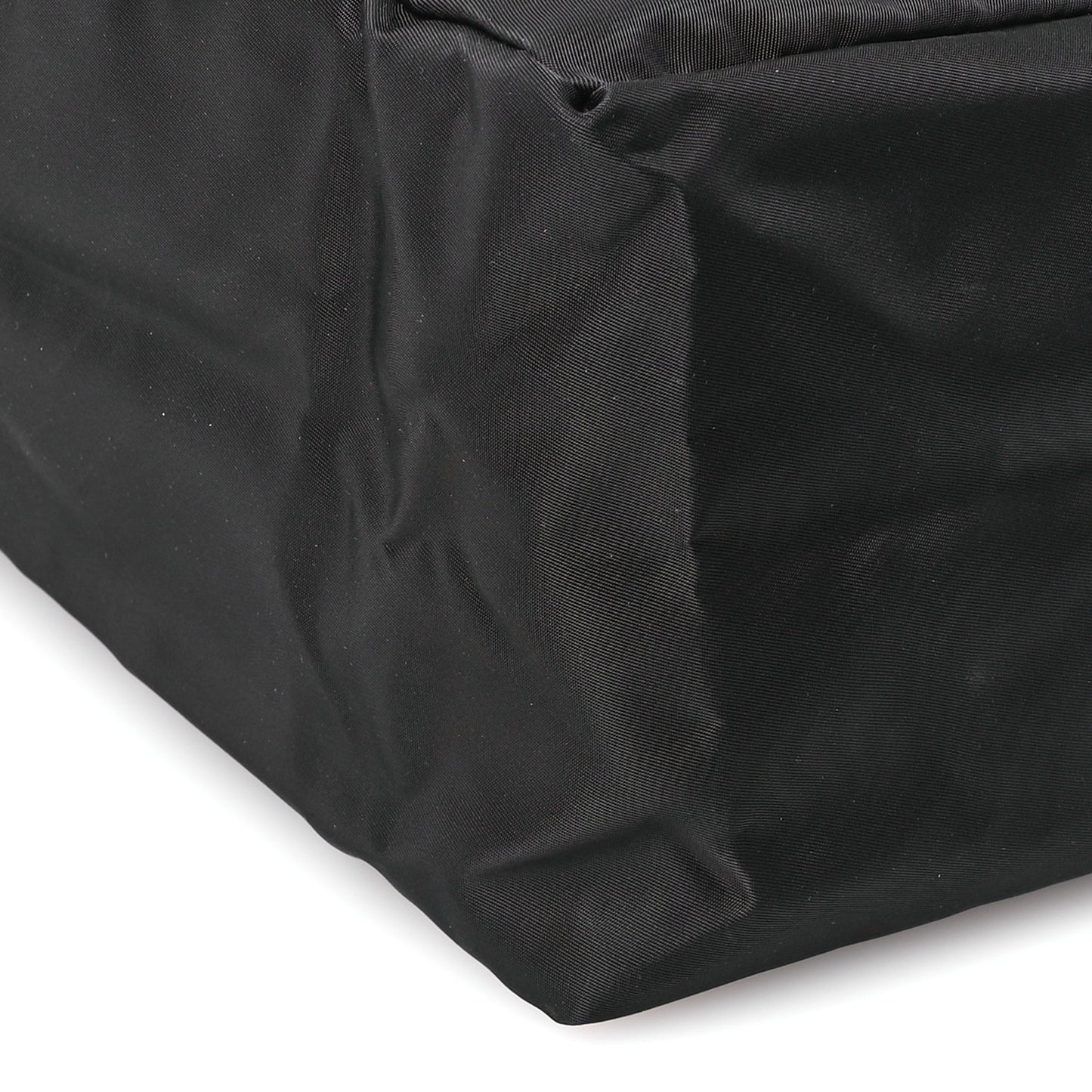 Nylon Arrow Backpack Black