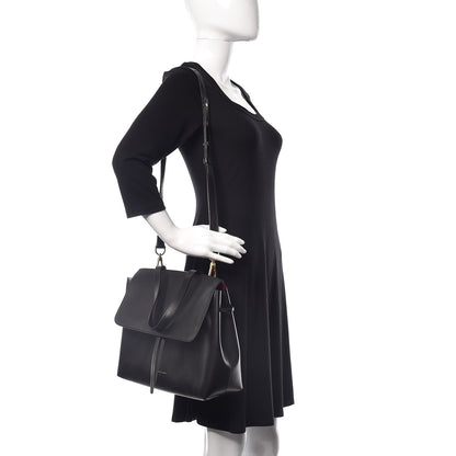 Mansur Gavriel Calfskin Lady Bag Black Flamma 2 of 13