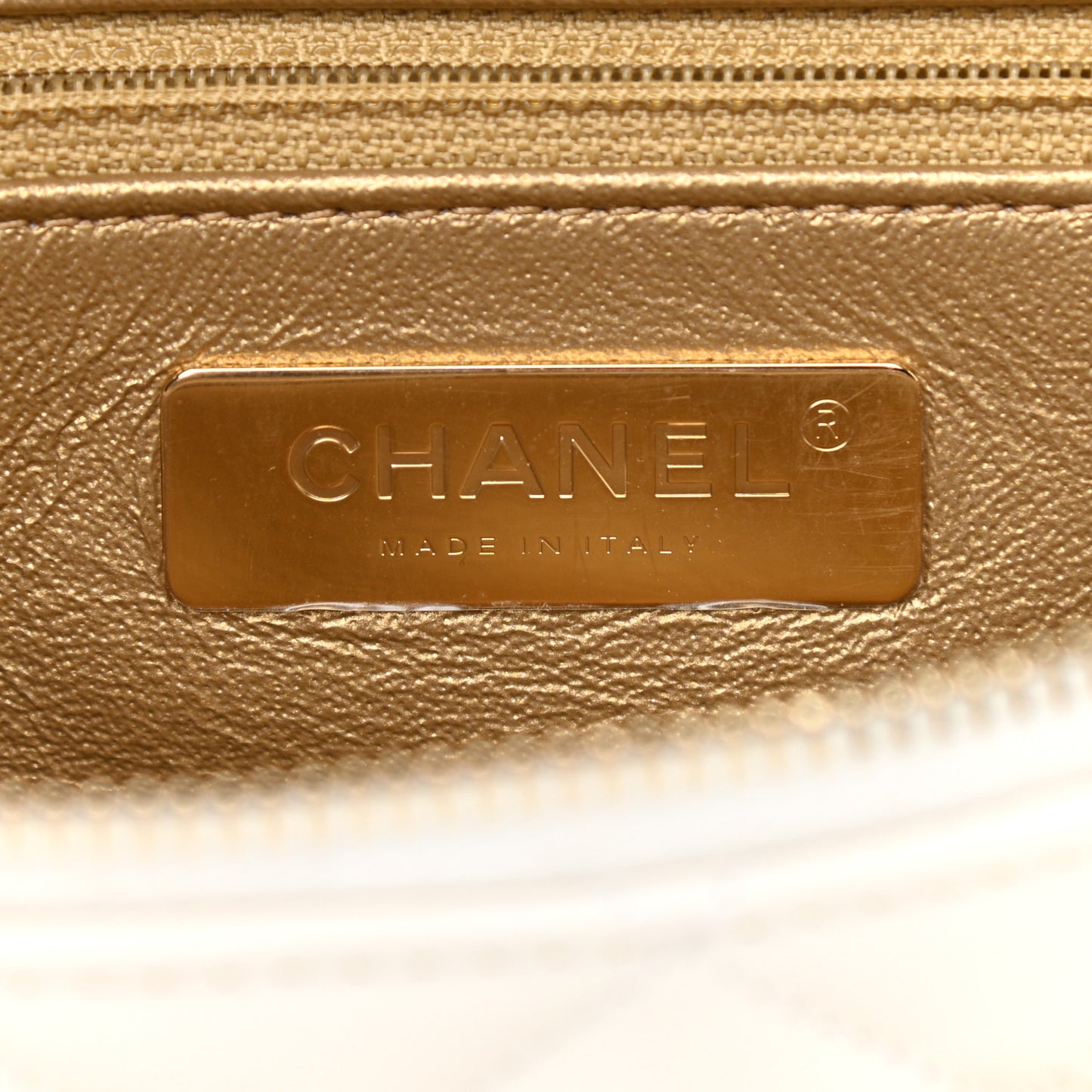 Lambskin Quilted All About Chains Waist Belt Bag White