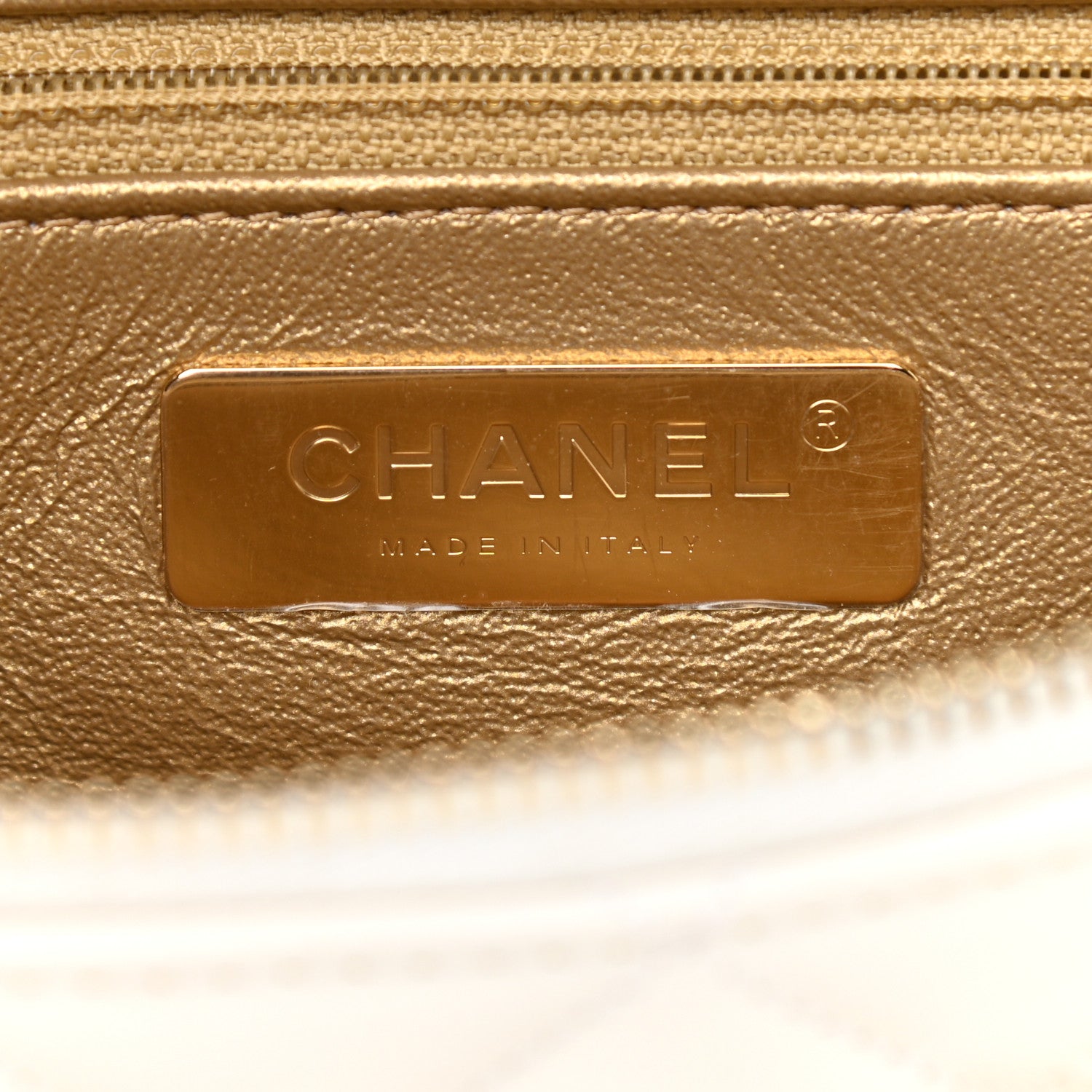 Chanel Lambskin Quilted All About Chains Waist Belt Bag White 6 of 10