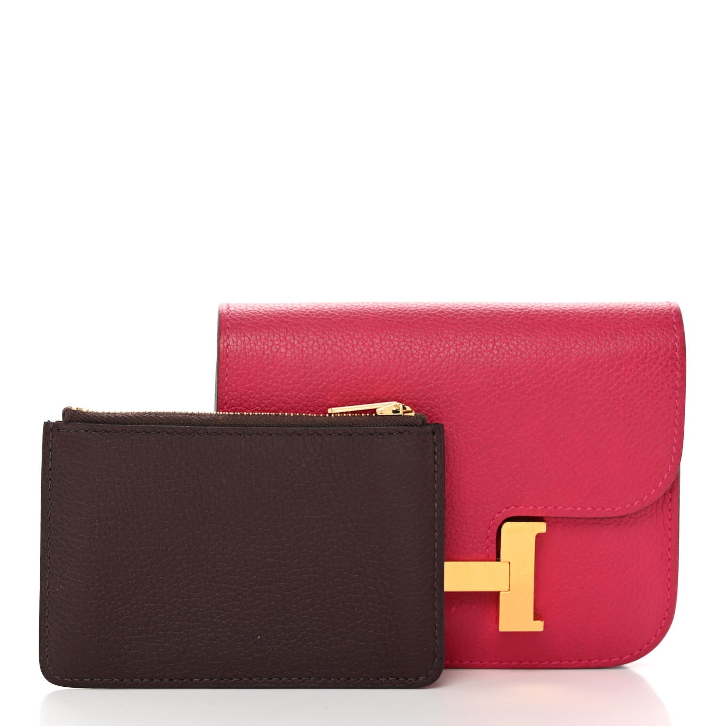 Evercolor Verso Constance Slim Wallet Rose Mexico Chocolate