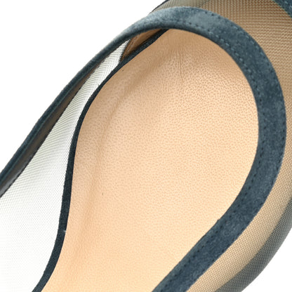 Christian Louboutin Veau Velours Rete Galativi Flats 38.5 Version Tempete 8 of 10