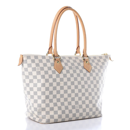 Louis Vuitton Damier Azur Saleya MM 3 of 8