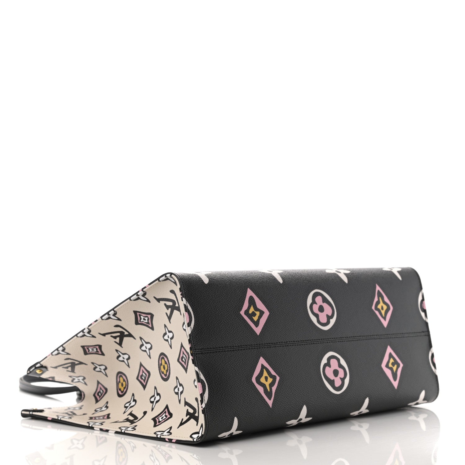 Louis Vuitton Monogram Giant Wild At Heart Onthego GM Black 4 of 10