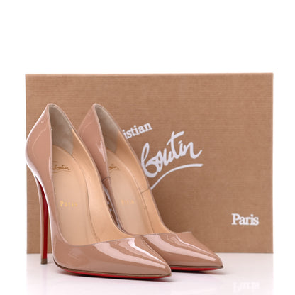 Christian Louboutin Patent So Kate 120 Pumps 37.5 Nude 10 of 10