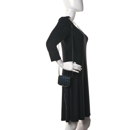 Bottega Veneta Nappa Intrecciato Crossbody Coin Pouch Black 2 of 13