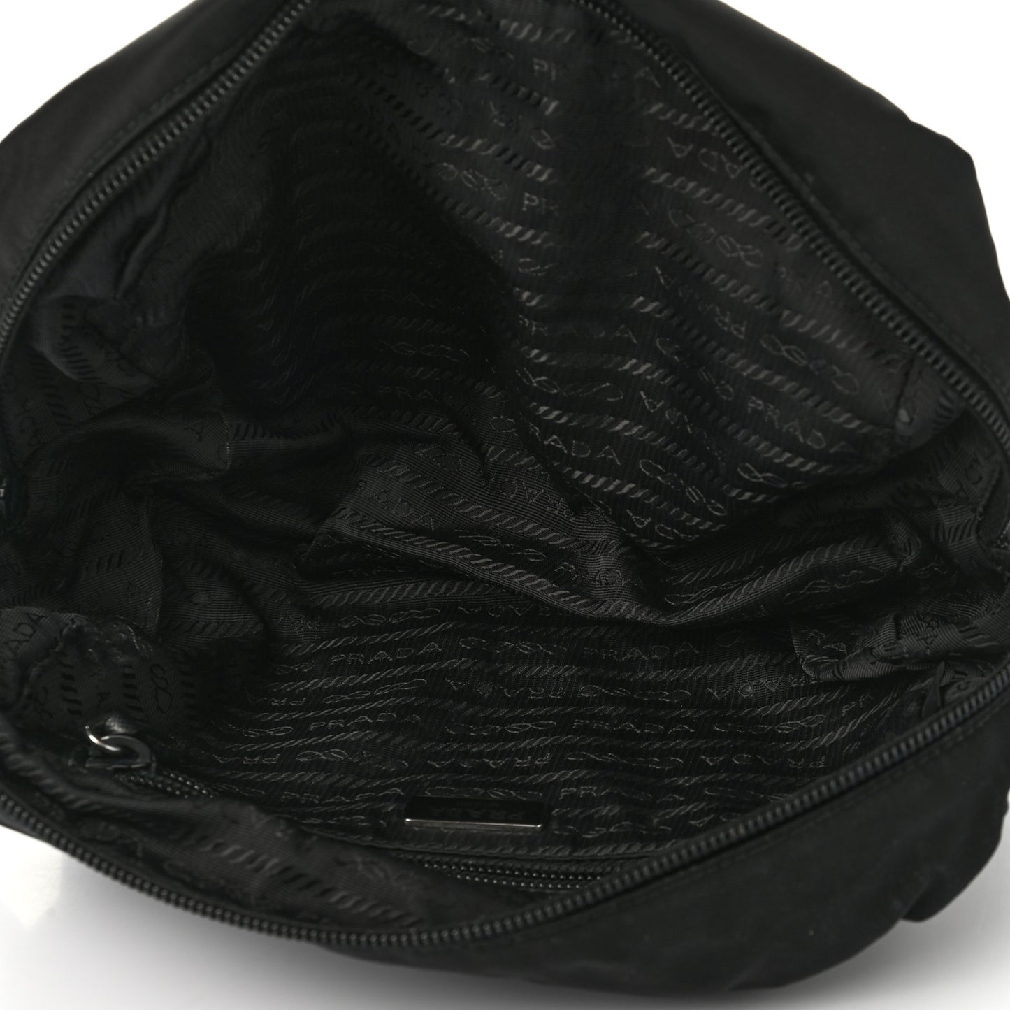 Nylon Cosmetic Pouch Black