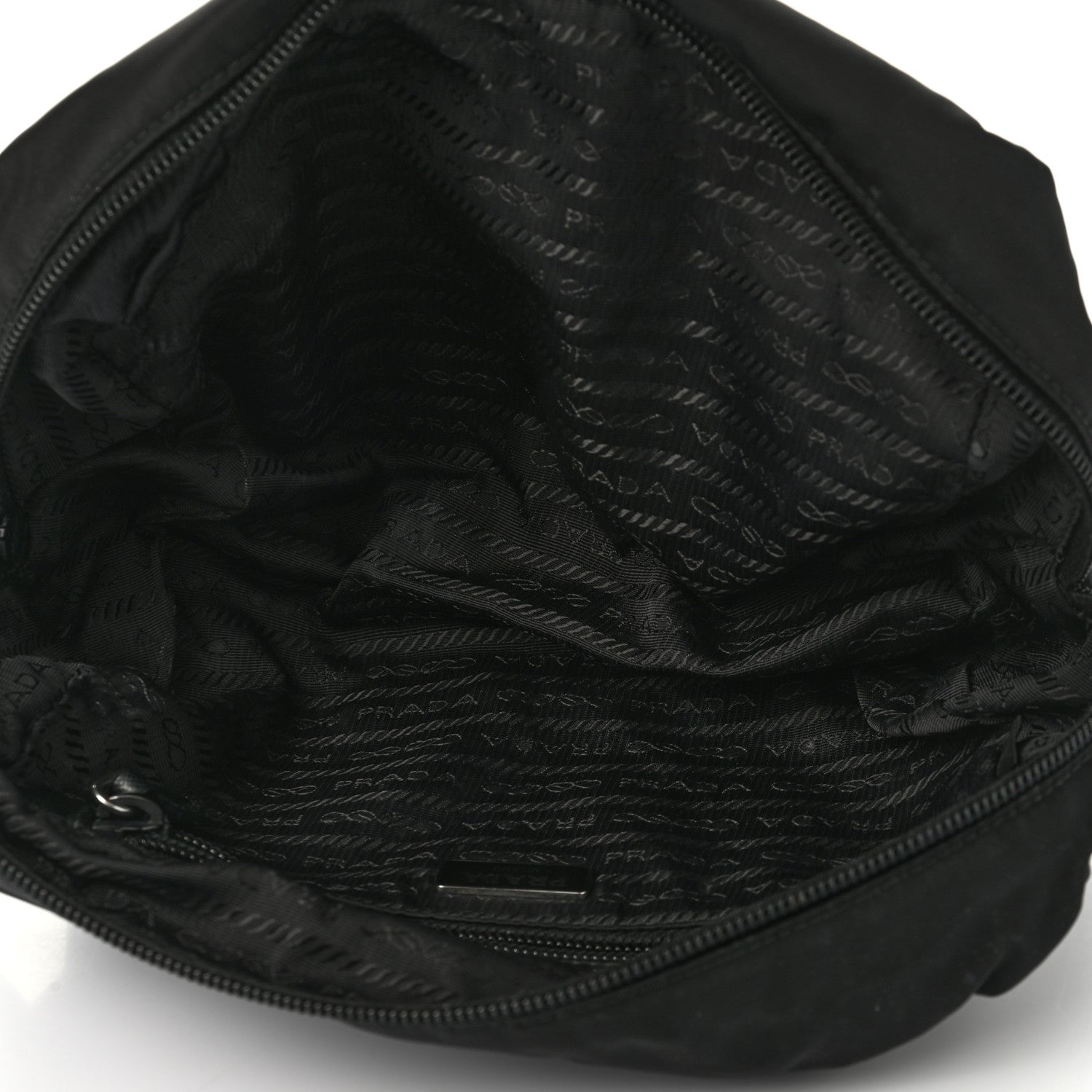 Prada Nylon Cosmetic Pouch Black 5 of 13
