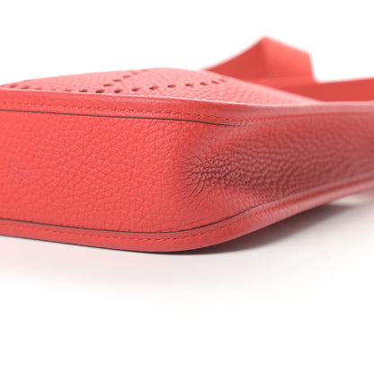 Hermes Taurillon Clemence Evelyne TPM Rouge Tomate 10 of 12