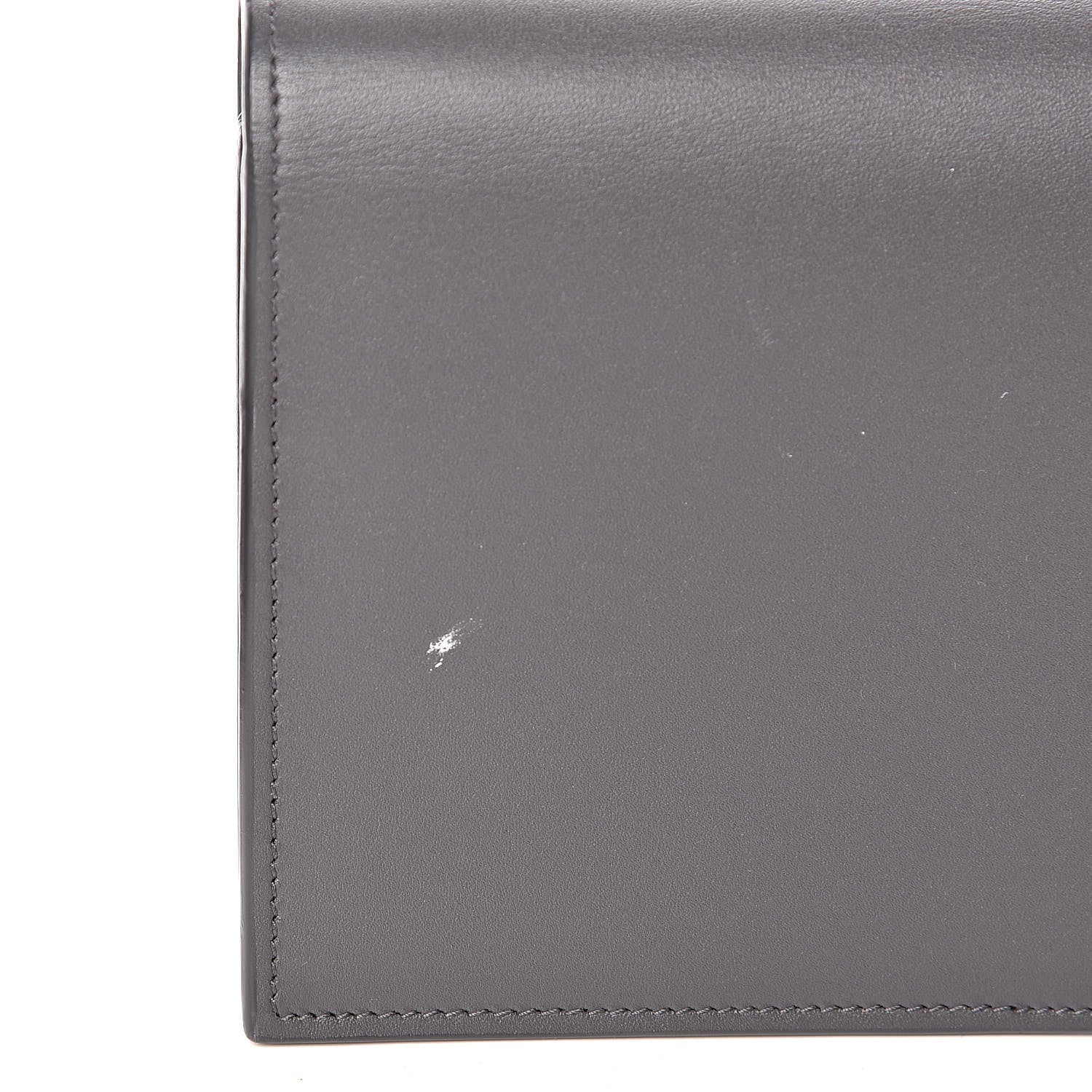 Saint Laurent Smooth Calfskin Classic Monogram Kate Tassel Chain Wallet Asphalt 11 of 11