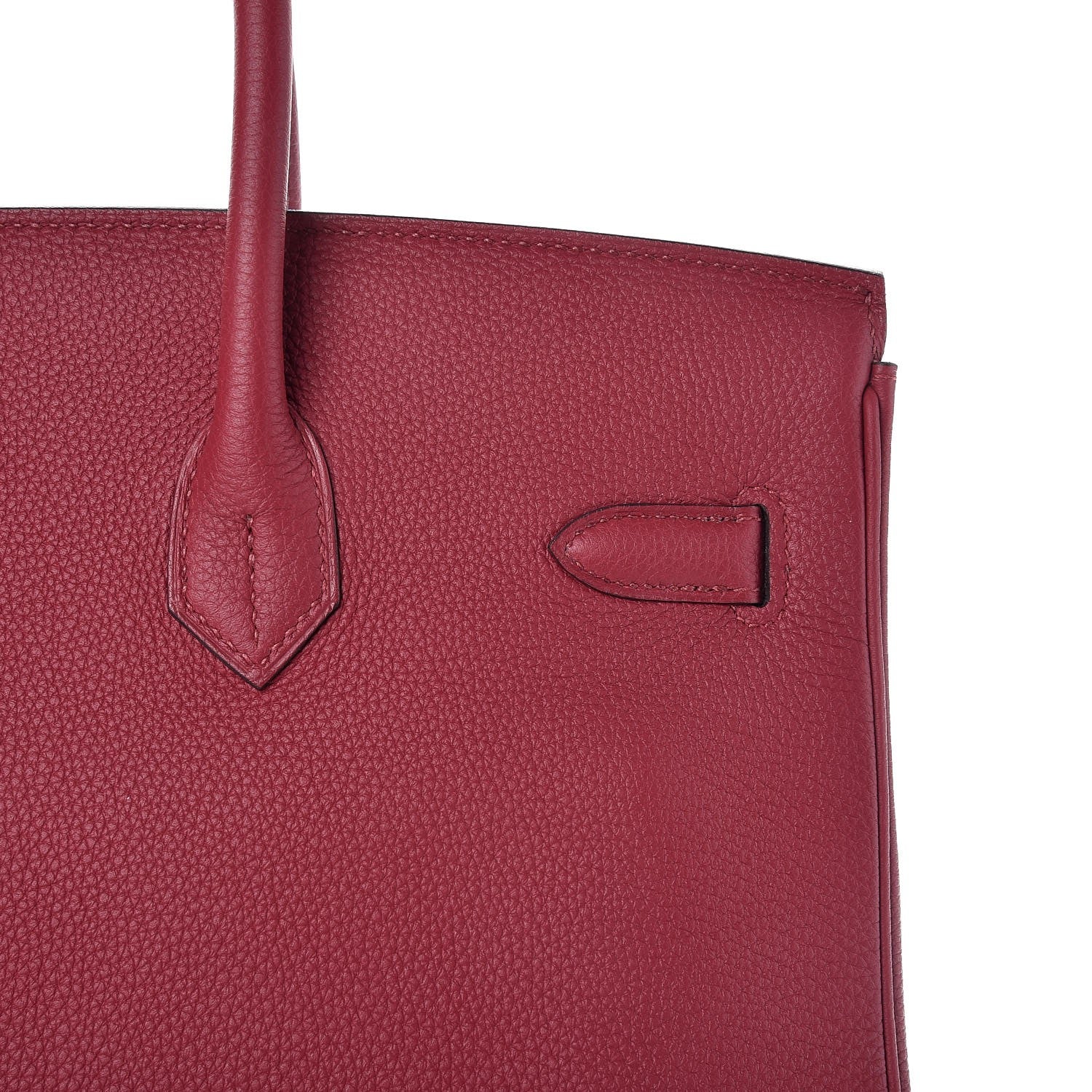 Hermes Togo Birkin 35 Rouge Grenat 36 of 38