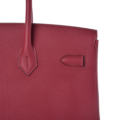 Hermes Togo Birkin 35 Rouge Grenat 36 of 38
