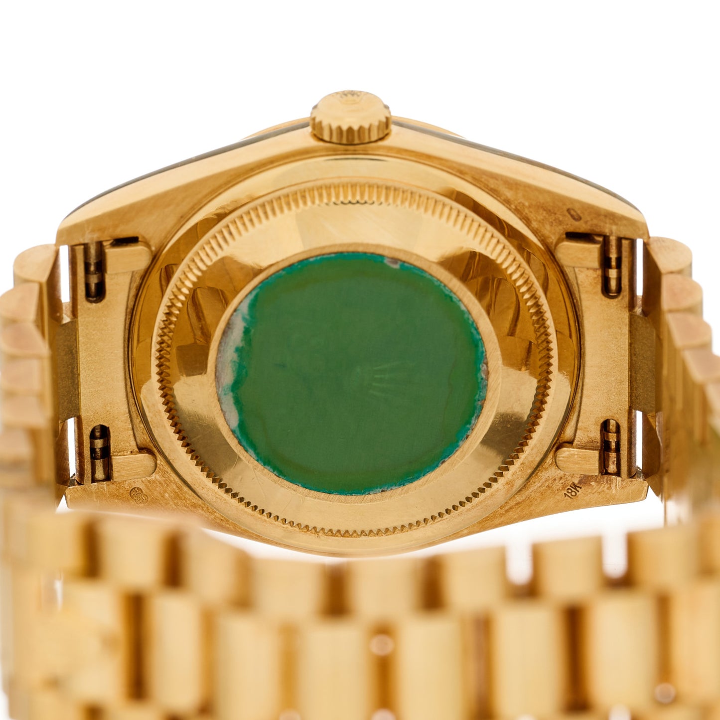 18K Yellow Gold Diamond 36mm Oyster Perpetual Day-Date President Watch Champagne 18238
