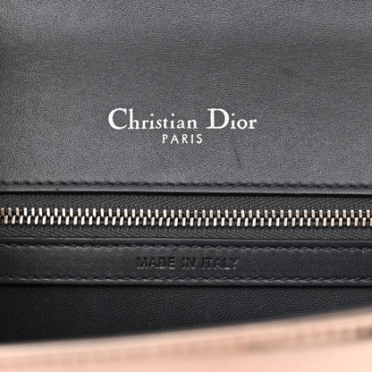 Christian Dior Metallic Patent Micro-Cannage Medium Diorama Flap Bag Pink 6 of 12