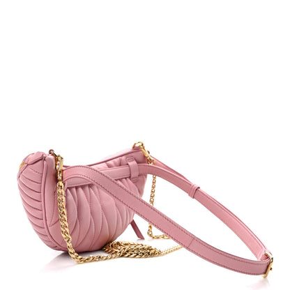 Miu Miu Nappa Matelasse Rider Belt Bag Orchid Pink 3 of 8
