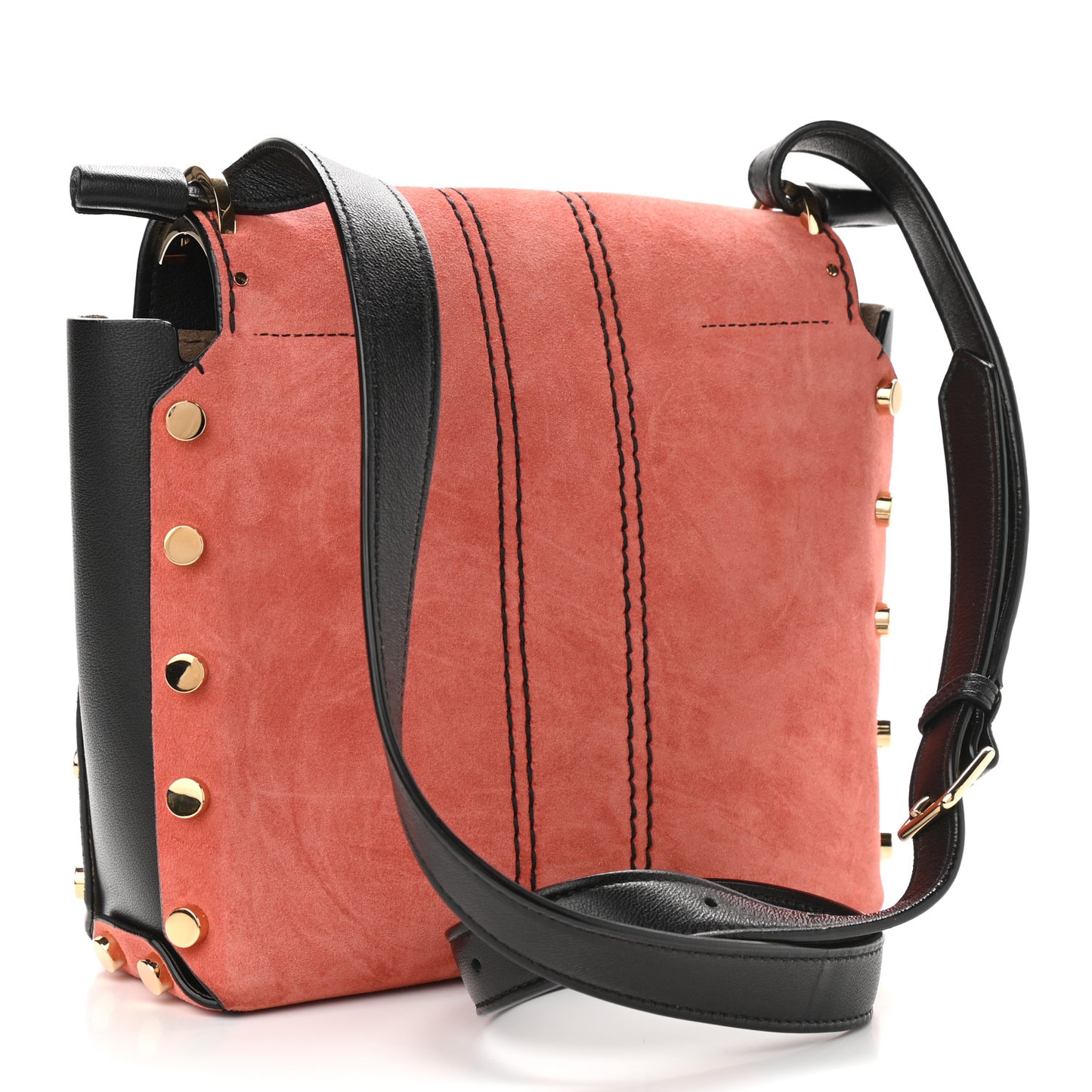 Suede Lockett XB Crossbody Bag Coral