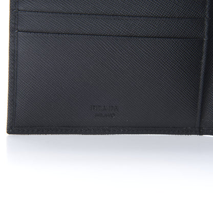 Prada Saffiano Metal Flap Passport Holder Black 6 of 9