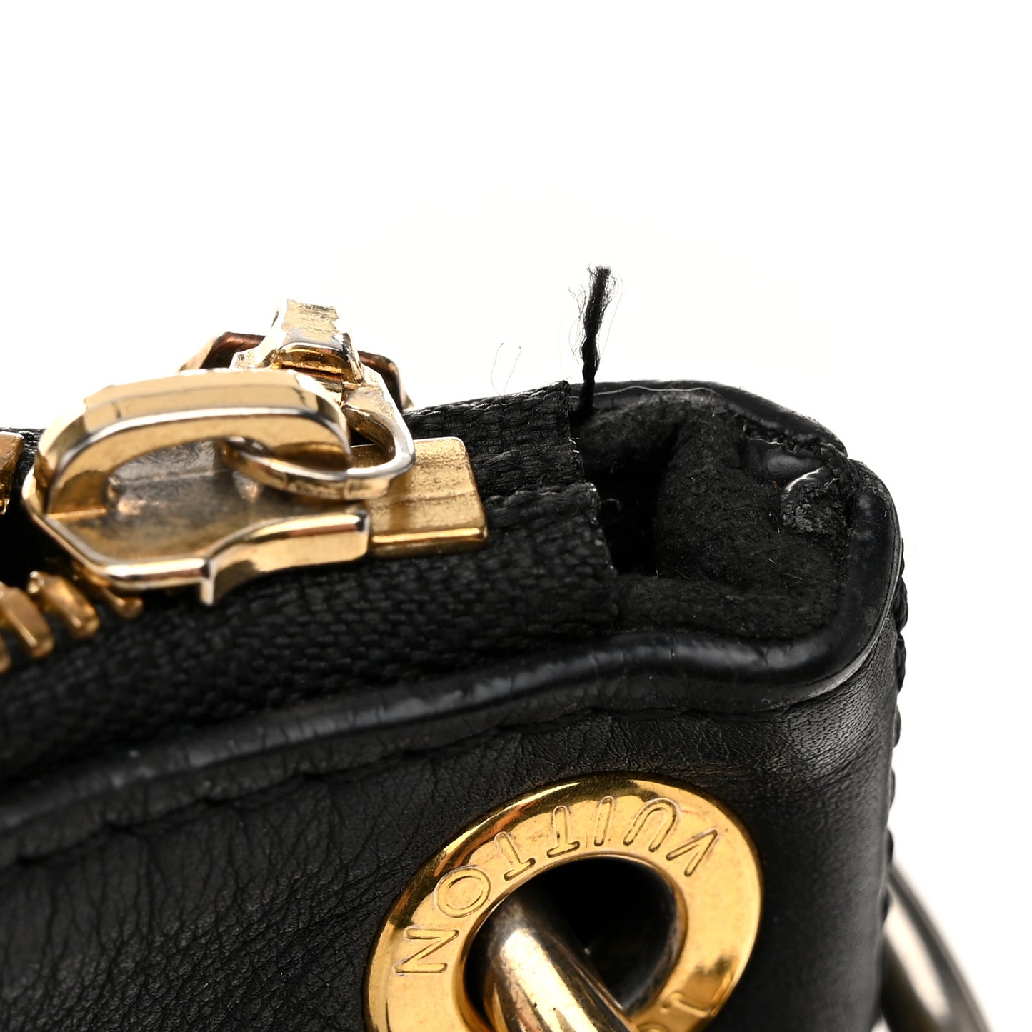 Damier Ebene Calfskin Maida Black