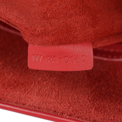 Celine Supple Calfskin Medium Phantom Luggage Vermillion 7 of 9