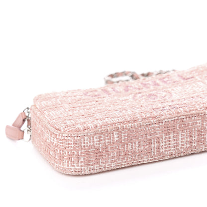 Chanel Canvas Small Deauville Clutch With Chain Pink 12 of 13