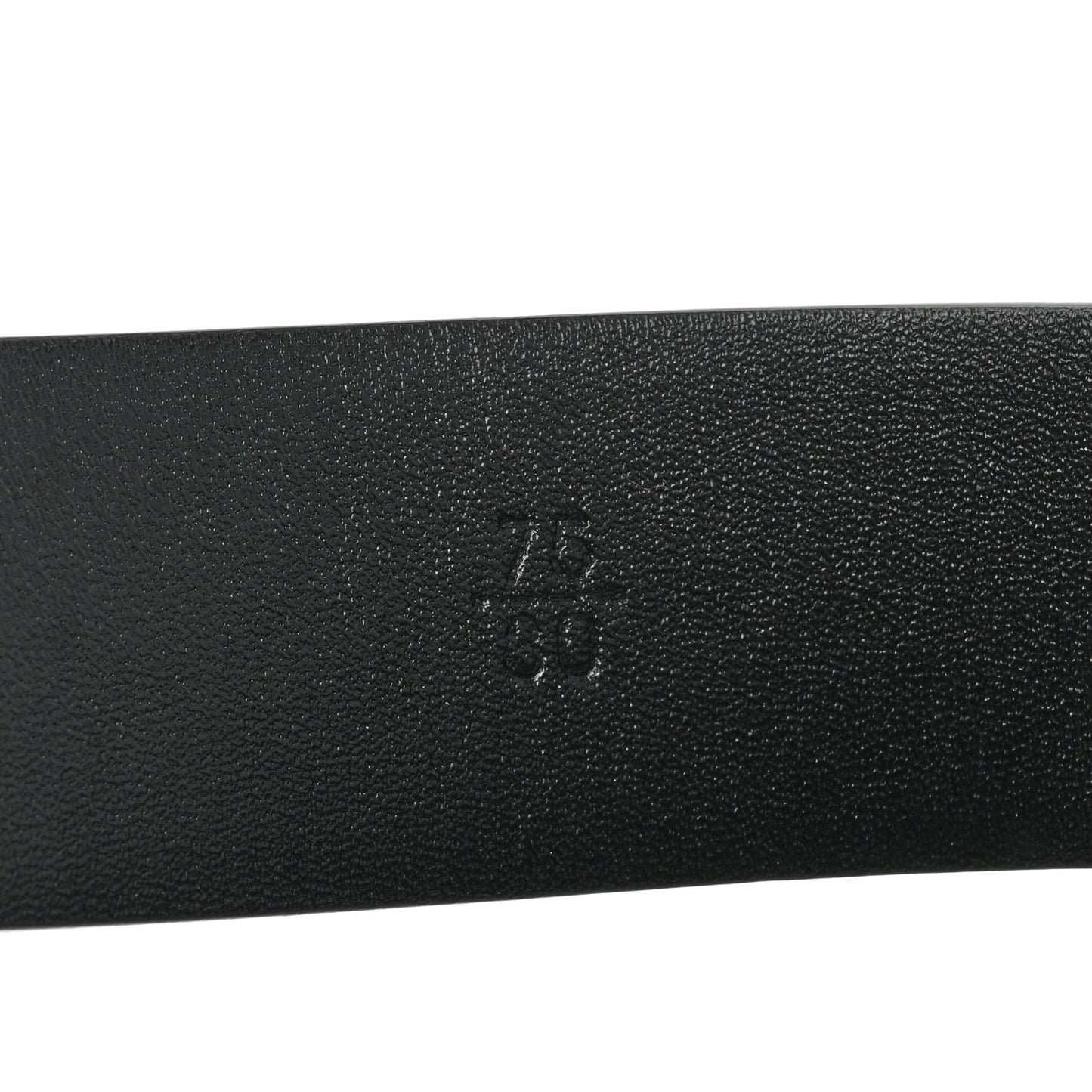 Calfskin Crystal Metal Quilted CC Belt 75 30 Black