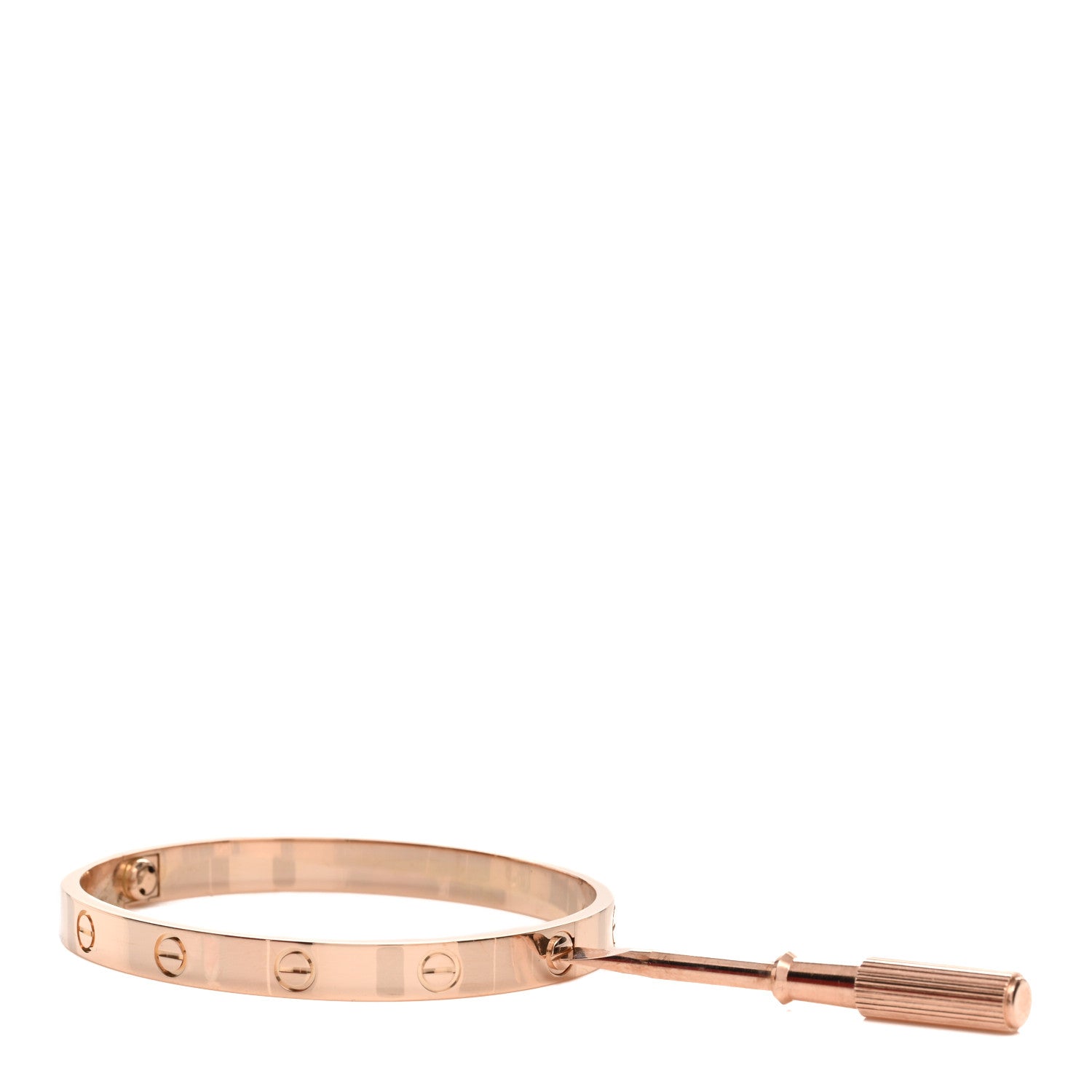 Cartier 18K Pink Gold LOVE Bracelet 17 3 of 4